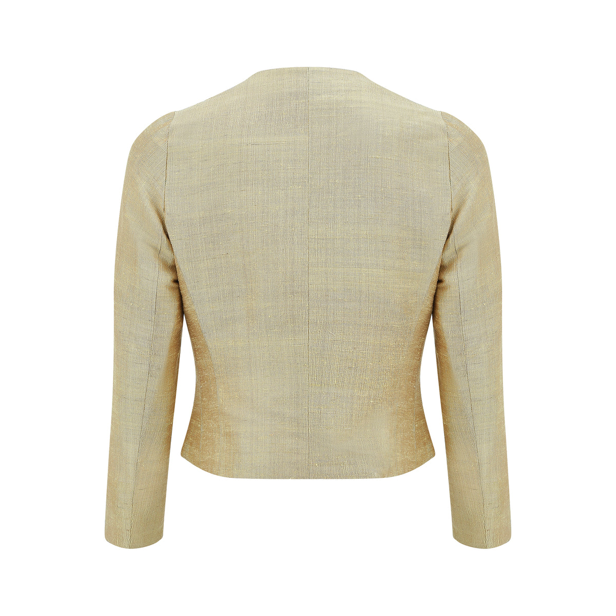 1960s Gold Silk Jacket with Frog Fastenings