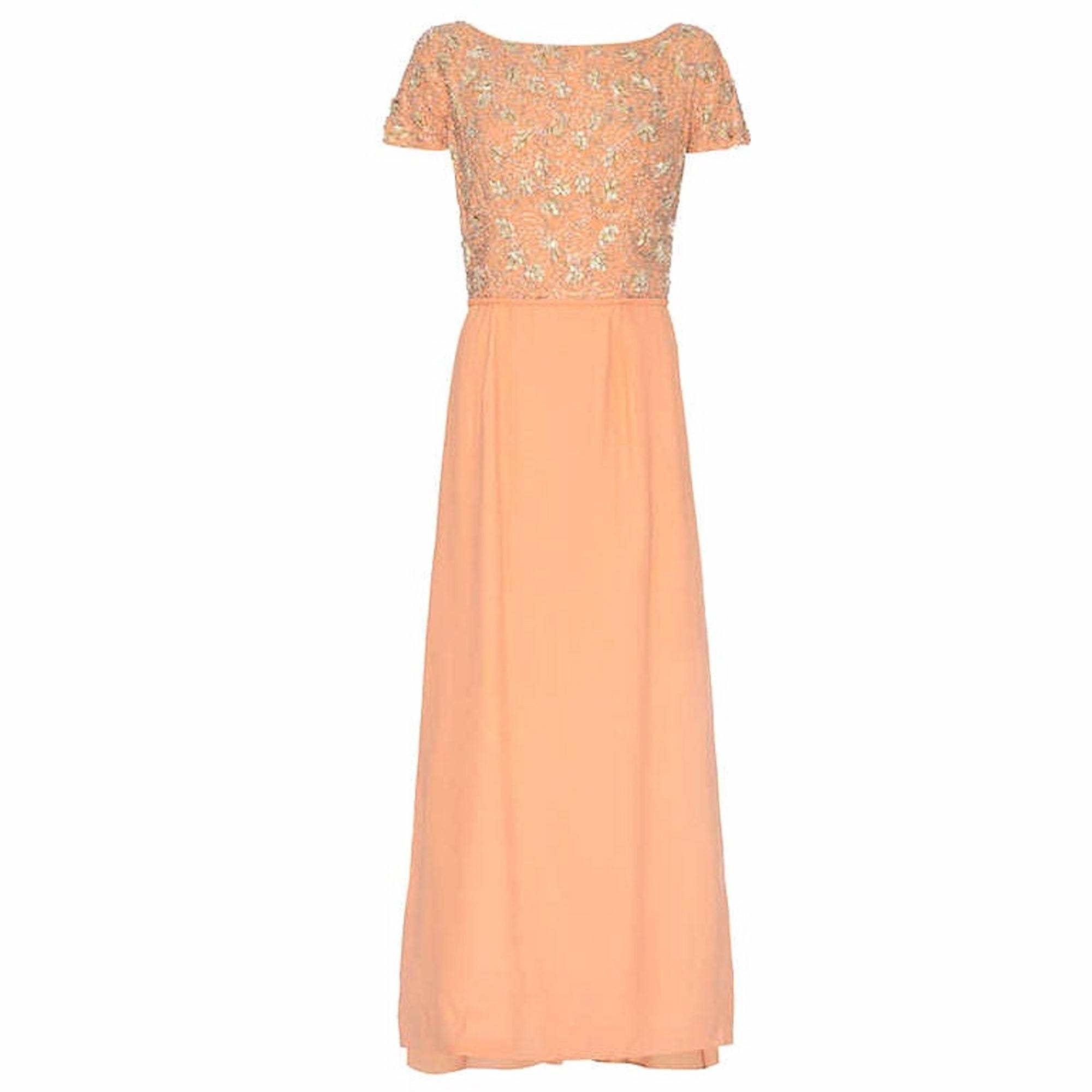 Peach on sale couture dresses