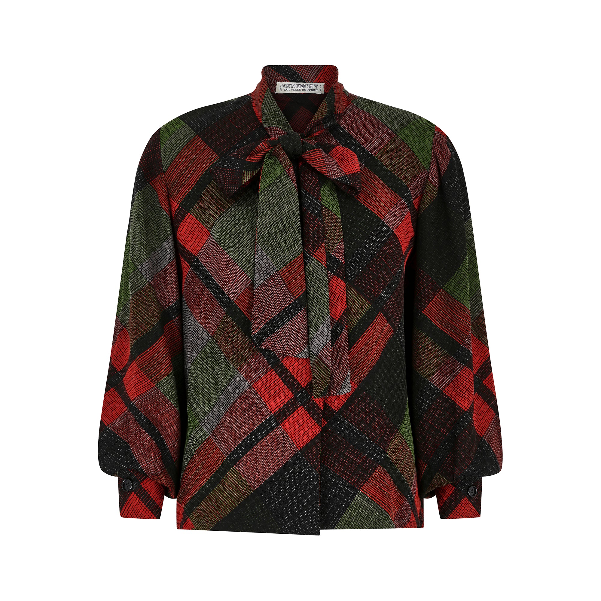 Givenchy 2024 plaid shirt