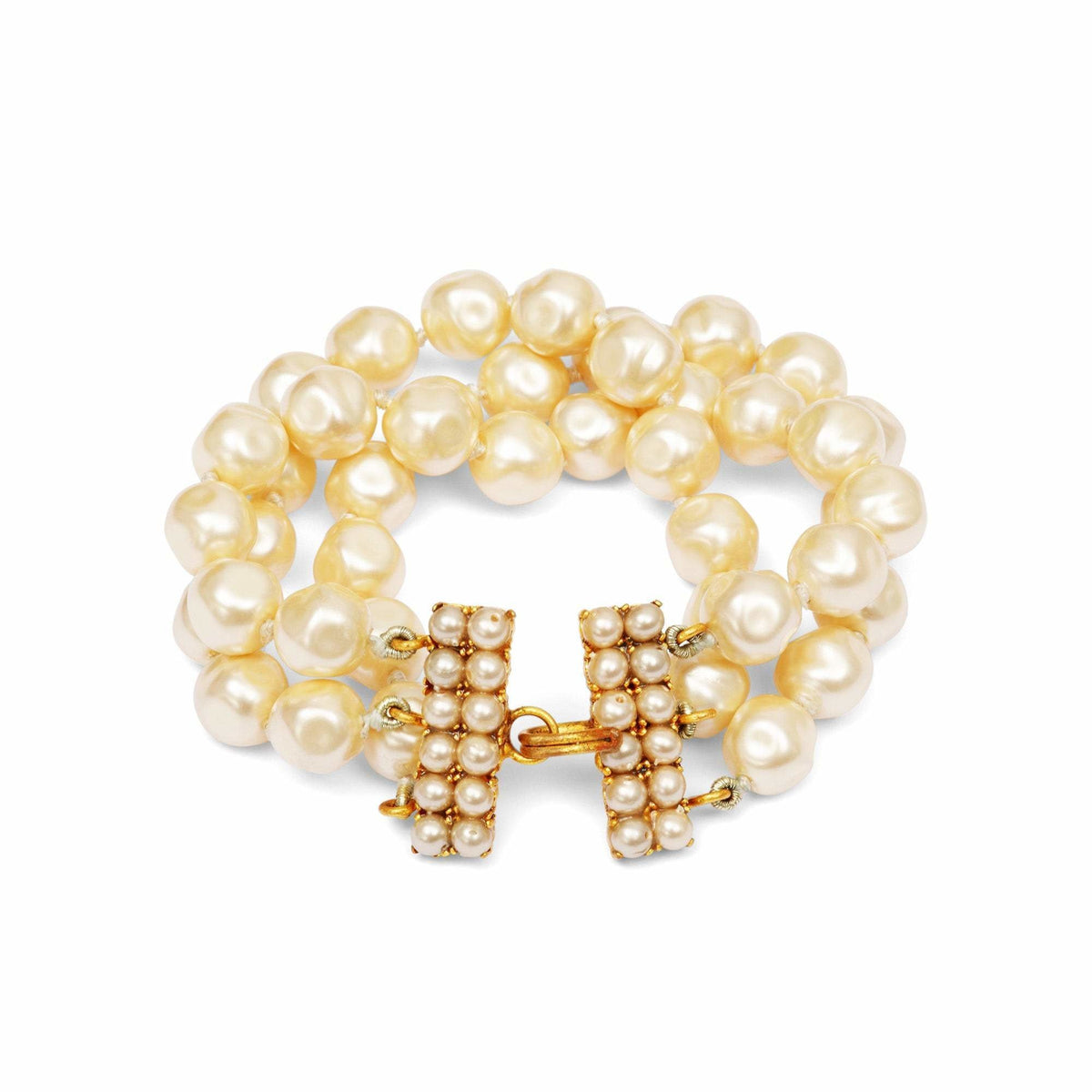 ARCHIVE: 1989/1990 Chanel Documented Baroque Pearl Bracelet