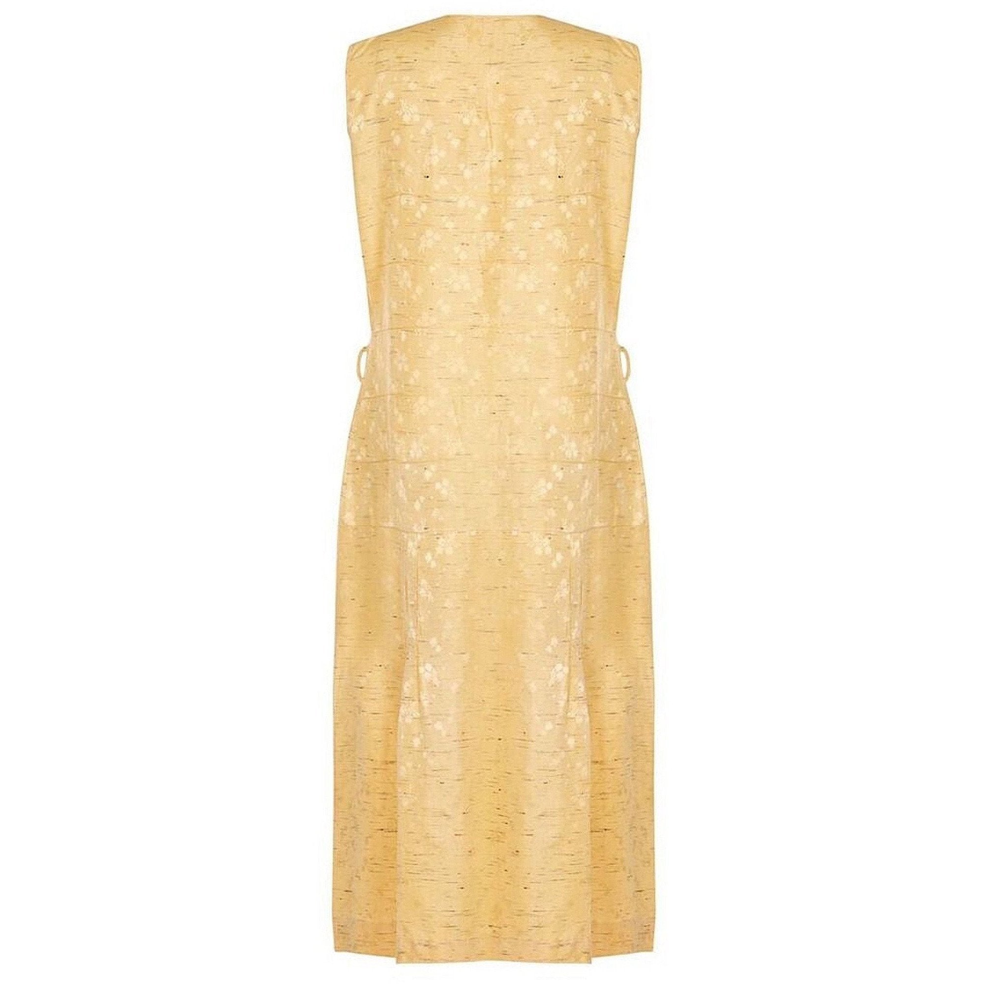 ARCHIVE - 1920s Yellow Silk Flapper Dress With Matching Jacket