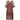 ARCHIVE - 1970s Janice Wainwright Maroon Ruffle Dress