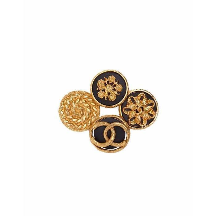 ARCHIVE -  1990s Chanel Disc Brooch