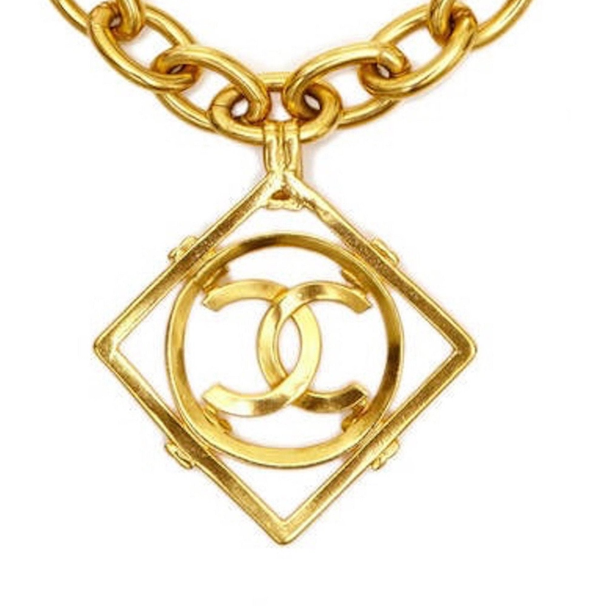 ARCHIVE - 1990s Chanel Double C Pendant Necklace By Victoire De Castellane