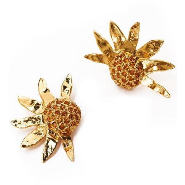 ARCHIVE - Yves Saint Laurent Sunflower Earrings